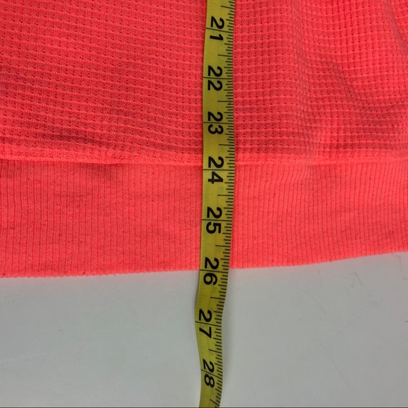 We the Free Orange Thermal Banded Bottom Top S - Picture 8 of 8